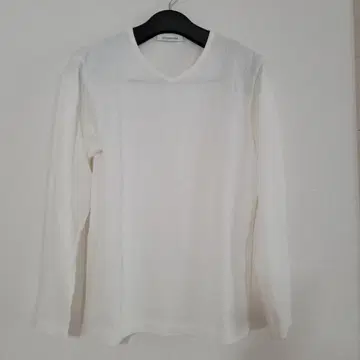 INTERMEZZO V넥 긴팔 셔츠 XL(LL) 화이트
