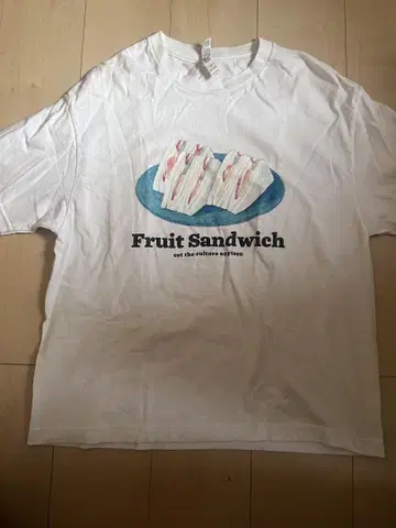 Anytee 한정판 센키치야 후르츠 샌드 셔츠 L