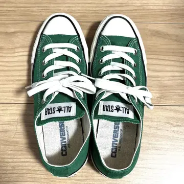 컨버스 올스타 그린 스니커즈