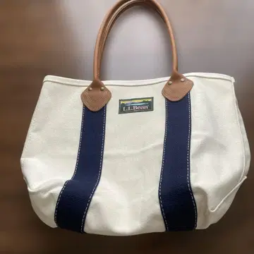 L.L.Bean 토트백 아이보리/네이비