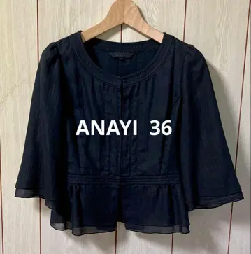 ANAYI 36 썸머 자켓 블랙