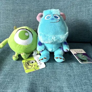 PIXAR 마이크 샐리 봉제 인형 (새상품)
