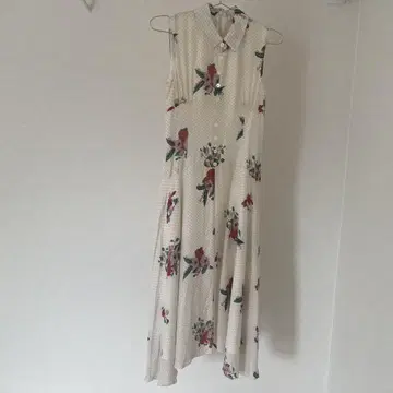JILLS 꽃무늬 슬리브리스 롱 원피스 사이즈 0