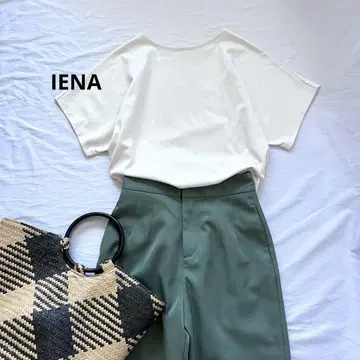 IENA 돌먼 슬리브 탑스 일본제 이에나 티셔츠