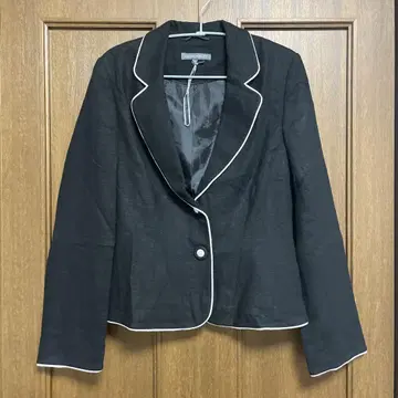 블랙 테일러드 자켓 레트로