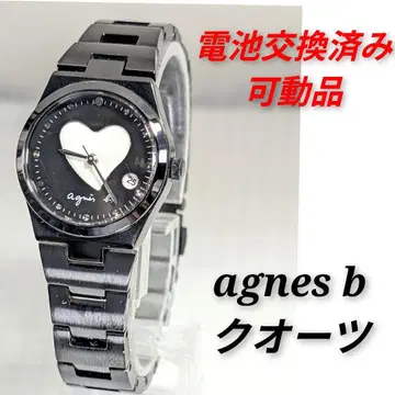 agnes b 쿼츠 여성용 배터리 교체 완료 이동식 제품 F-05