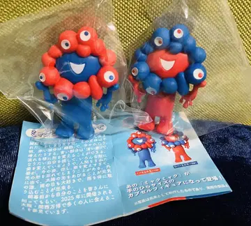 오사카 만국 박람회 밧줄 피규어 가챠가챠 카이요도 2개 세트