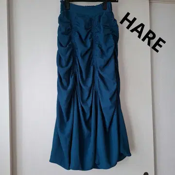 HARE 틸 개더 롱 스커트