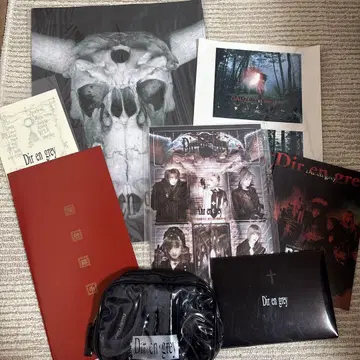 Dir en grey 투어 팸플릿 스티커 엽서 트래블 세트