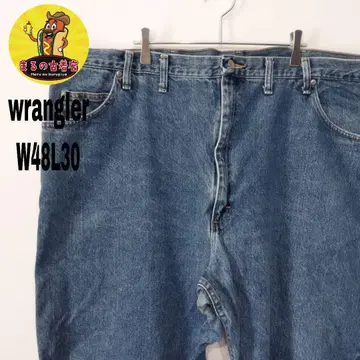usa 구제 의류 wrangler 데님 청바지 W48L30 멕시코제 블루