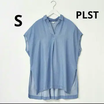 PLST 라이트 데님 오버 사이즈 셔츠