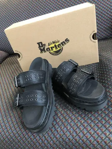 Dr. Martens 블랙 샌들 EU38 MYLES HDW