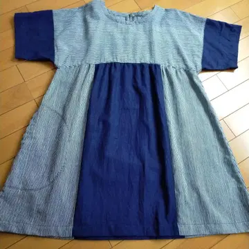 유카타 리메이크 반팔 튜닉 원피스