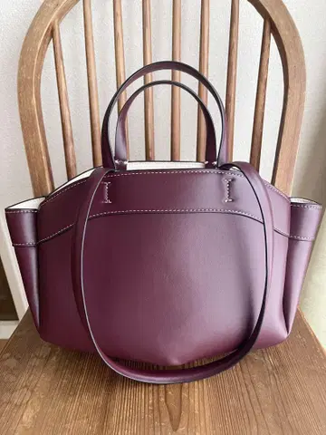 zara 토트백 버건디 보르도