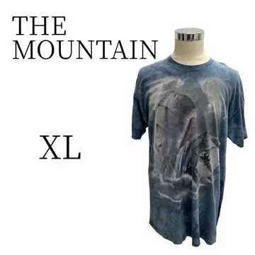 새상품급 THE MOUNTAIN 더마운틴 파랑 반팔 T셔츠 XL(LL)