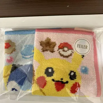 새상품 페이러 포켓몬 팽도리 핑크 블루 이브이 타월 손수건