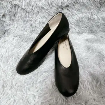컨디션 최상 마가렛호웰 아이디어 슬립온 슈즈 23.0cm 천연 가죽