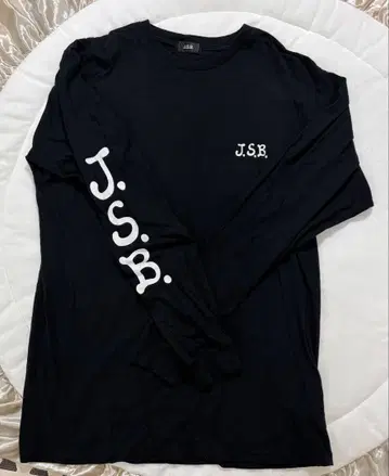 J.S.B. 블랙 롱 티셔츠 XL