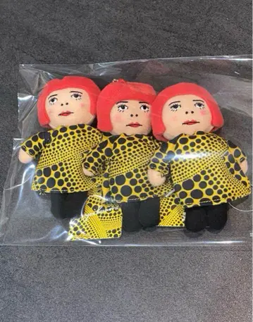 쿠사마 야요이 야요이짱 키링 YAYOI짱 플러시 3개