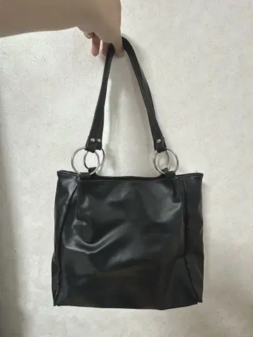 가죽 토트백