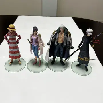 ONEPIECE 흡연자 타시키 로우 루피 피규어 4종 세트