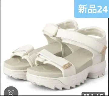 휠라 스포츠 샌들 24cm 디스루프터 웨지 샌들