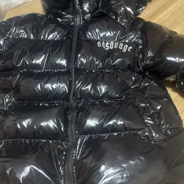 godsavage 블랙 다운 자켓