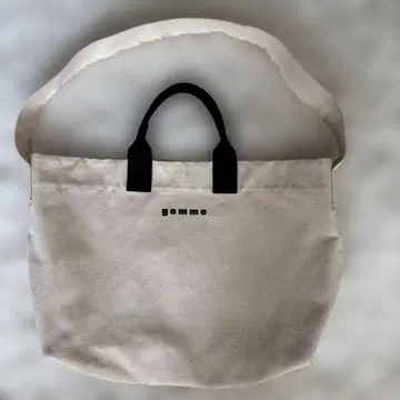 gomme 밴딩 토트백 캔버스 2way