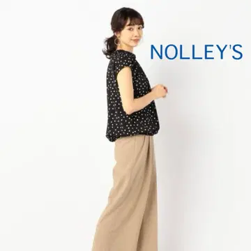 노리즈 넥 개더 조젯 블라우스