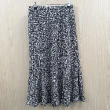 코코딜 라메 믹스 롱 스커트 F0625A13