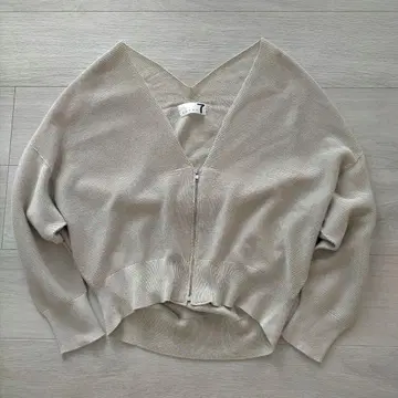 soeur 7 YAMADAYA 변형 리브 집업 가디건