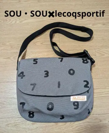 SOU SOU lecoqsportif 콜라보 숄더백