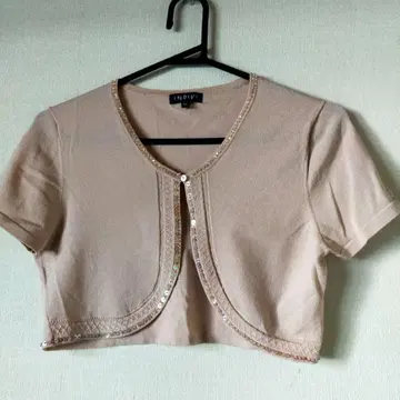 INDIVI 핑크 계열 볼레로 38