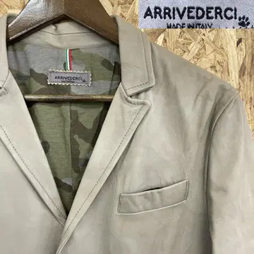 ARRIVEDERCI 아리베데르치 가죽 자켓 천연 가죽 이탈리아제 48