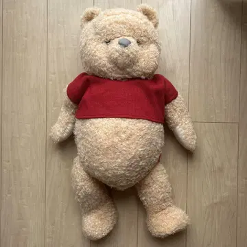 택 포함 곰의 푸우 푸우와 어른이 된 나 리얼 사이즈 봉제 인형