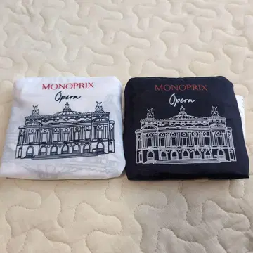 MONOPRIX Opera 에코백 2색 세트