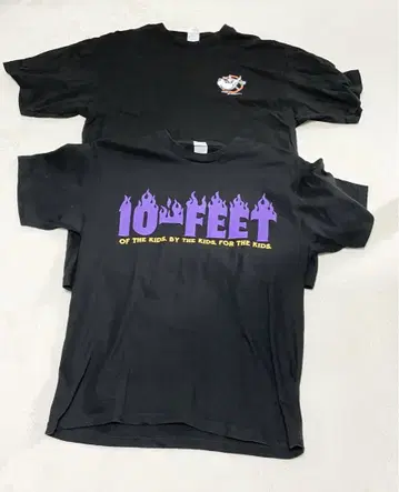 10-FEET 라이브 티셔츠 2장