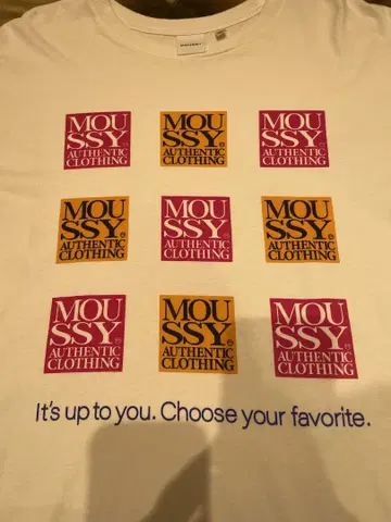 moussy 티셔츠