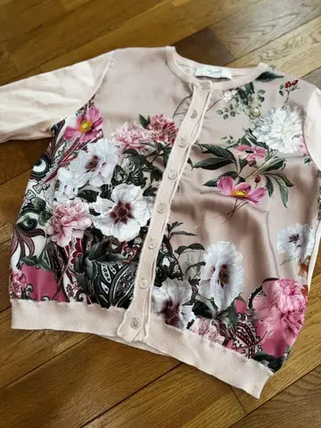 blugirl 가디건 꽃무늬 페이즐리 무늬 이탈리아제