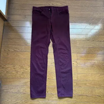 THE SHOP TK 버건디 청바지 L 사이즈