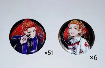 캐릭터 캔뱃지 세트 51개와 6개 케이트 다이아몬드