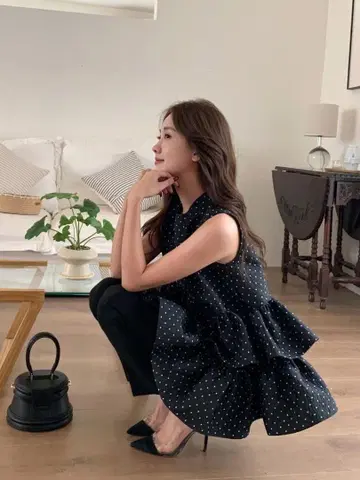 birthdaybash 트리플 프릴 상의 도트