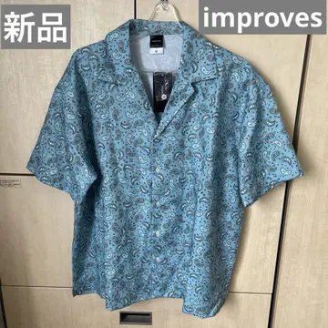 미사용 새상품 improves 패턴 셔츠 M