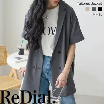 활약 "유루" 자켓 그레이 M