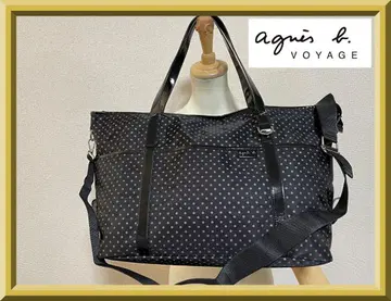 agnes b. VOYAGE 에네스베 보야주 도트 무늬 백