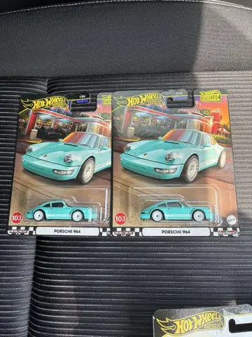 Hot Wheels 포르쉐 964 터콰이즈 2개 세트
