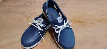 crocs 비치 라인 데크 슈즈 네이비 (sizeM8) 26cm