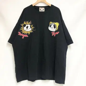 미사용 새상품 PANDIESTA 용호 T셔츠 4L 상당 블랙