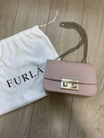 훌라 핑크 숄더백