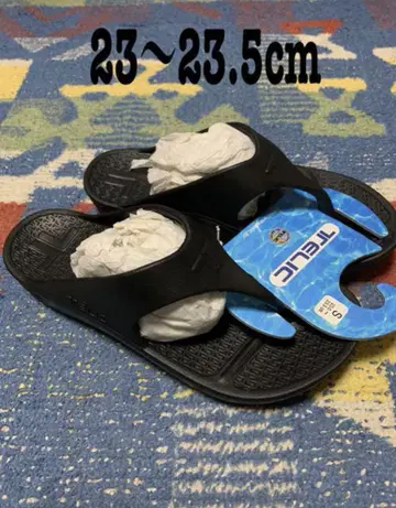 TELIC FLIP FLOP 블랙 23~23.5cm